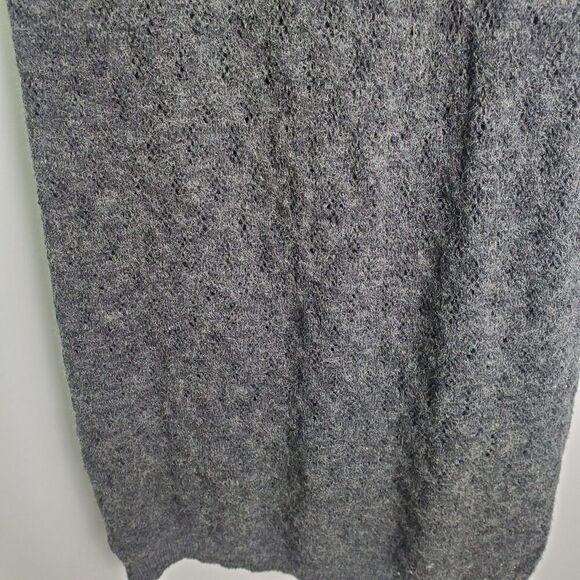 Free People Gray Knitted Mini Dress Size Small - Picture 6 of 9